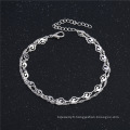 Shangjie Oem Gilded Forest Hollow Multicouche Multicouche Anklet Silver 925 Bijoux de cheville